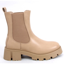 Rumer Khaki high top Chelsea støvler beige