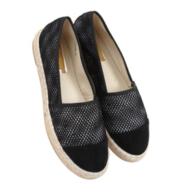 Alika Black espadriller til kvinder - Inello sort