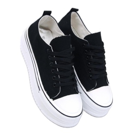 Loic Black højsålede sneakers - Inello sort
