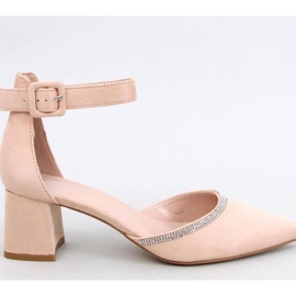 Bardini Nude ankelrem højhælede pumps - Inello beige