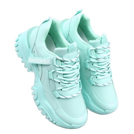 Grønne wedge sneakers