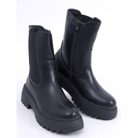High-top Chelsea støvler Sort
