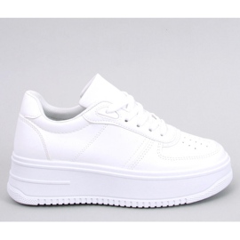Hvide damesneakers