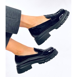 Gladieu Black patent loafers - Inello sort