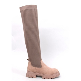 Trotter Khaki strømpestøvler - Inello brun