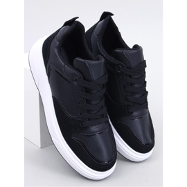 Restante Black højsålede sneakers - Inello sort