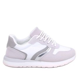 Hvide damesneakers