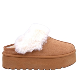 Camel platform sne hjemmesko brun