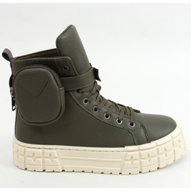 Grønne high-top sneakers RE11P Grøn - Inello