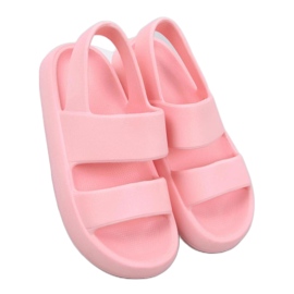 Pink skum sandaler lyserød