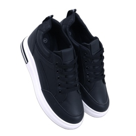 Sneakers med kile til kvinder Sort