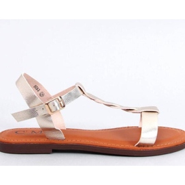 Pourta Gold damesandaler - Inello gul