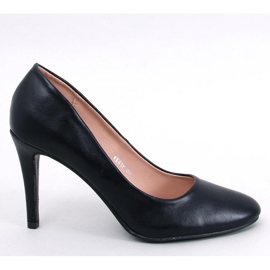 Lindy Black rund tå pumps - Inello sort
