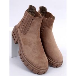 Leigh Khaki Chelsea-støvler til kvinder - Inello beige