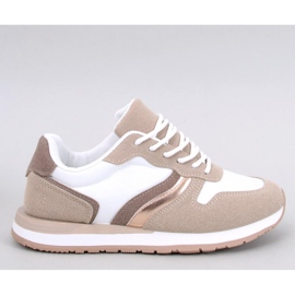 Carthy Khaki damesneakers - Inello brun