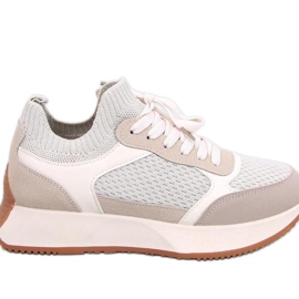 Beige sportssko til kvinder