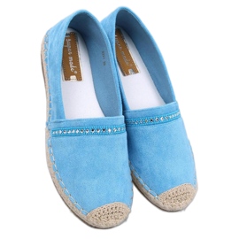 Blå espadriller til kvinder