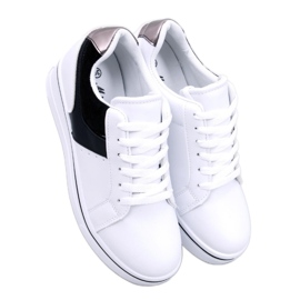 Sorte wedge sneakers hvid