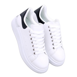 Sorte damesneakers hvid