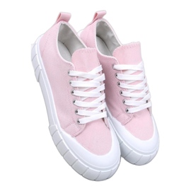 Pink damesneakers lyserød