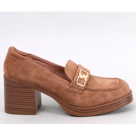 Corinai Brown højhælede loafers - Inello brun