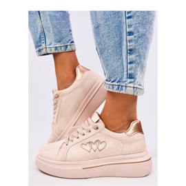 Pastel damesneakers Akins Pink - Inello lyserød