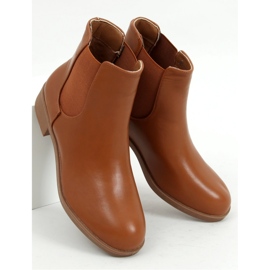Klassiske Chelsea-støvler til kvinder camel 6217 Camel - Inello brun