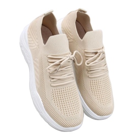 Beige sportssko til kvinder