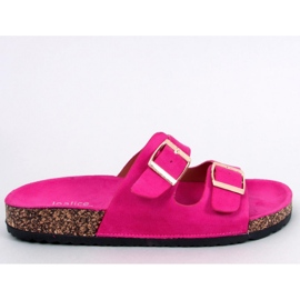 Sandal Scholki kork flip-flops Byrd Fuchsia - Inello lyserød