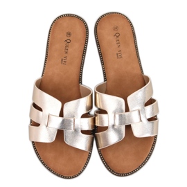 Charnes Gold damesandal - Inello gul