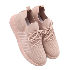 Sharpe Khaki sock sportssko - Inello brun
