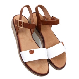 Almera White damesandaler - Inello hvid