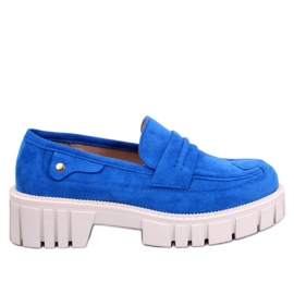 Chandra Blue platform loafers - Inello blå