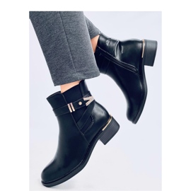 Gavins Black Pu Chelsea støvler - Inello sort