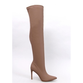 Dearica Khaki stiletstøvler - Inello brun