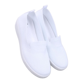 Combe White strømpesneakers - Inello hvid