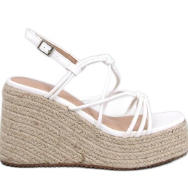 Pascai White kile espadrillesandaler - Inello hvid