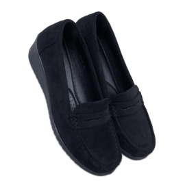 Vegar Black wedge loafers - Inello sort