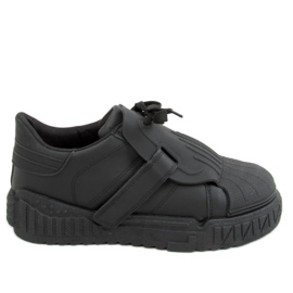Sorte sneakers til kvinder NB513P Sort - Inello