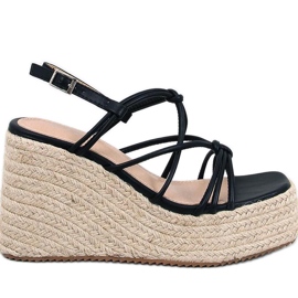 Pascai Black kile espadrillesandaler - Inello sort