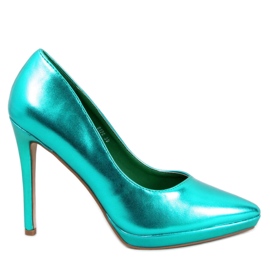 Blume Green stilet pumps - Inello grøn