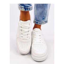 Clemons Allwhite damesneakers - Inello hvid