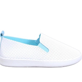 Jousse HVID/BLÅ slip-on sneakers - Inello