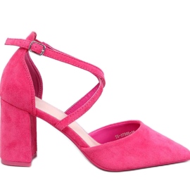 Thois Fuchsia cross-strop pumps - Inello lyserød