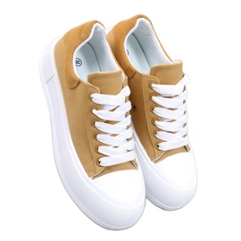 Takao Ginger - Inello sneakers med en tyk sål brun