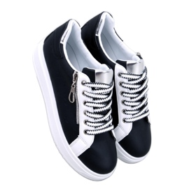 Hopper Black højsålede sneakers - Inello sort