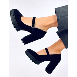 Platform pumps med en strop Dresse Black - Inello sort