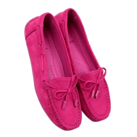 Wards Fuchsia ruskindsmokkasiner - Inello lyserød