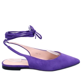 Dentoni Lilla balletsko med snørebånd - Inello violet