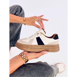 Ramzi Beige damesneakers - Inello